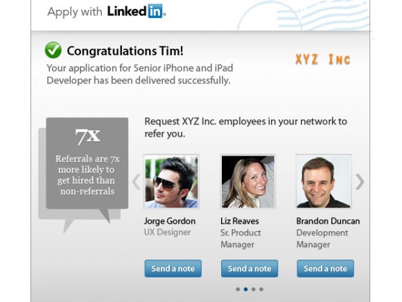 Linkedin Apply Button